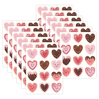 Teacher Created Resources® Frosted Heart Cookies Stickers, 72 Per Pack, 12 Packs total of 864