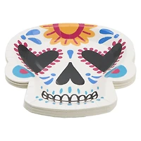 7" Sugar Skull Shaped Paper Plates, 12ct. by Ashland®