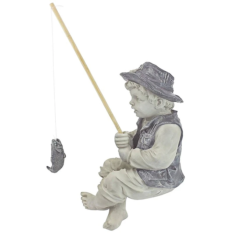 Design Toscano 15" Frederic, the Little Fisherman of Avignon Statue