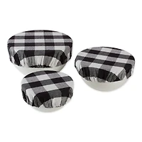 DII® Assorted Buffalo Check Woven Dish Cover Set