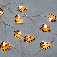 12ct. Warm White LED Pumpkin Pie Icon String Lights by Ashland®