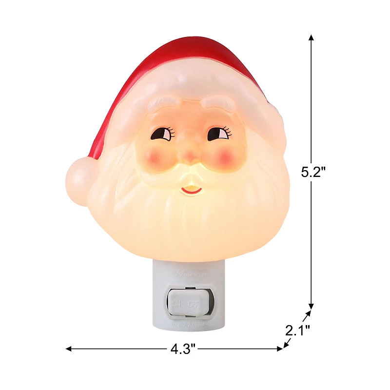 Mr. Christmas 5" Santa Shatterproof Night Light