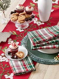 DII® Yuletide Plaid Napkins, 6ct.