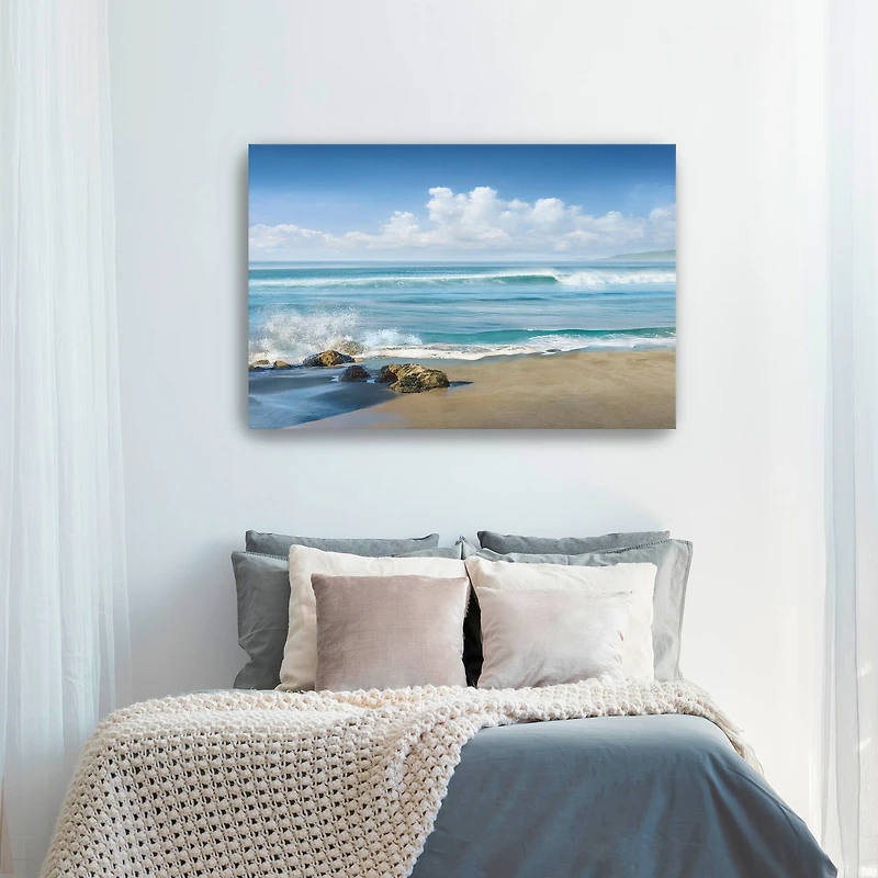 Sweeping Blue Canvas Giclee