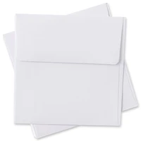 12 Packs: 20 ct. (240 total) White Envelopes by Recollections™, 3.25" x 3.25"