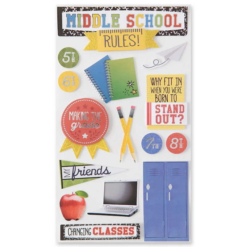 Middle School Stickers by Recollections™