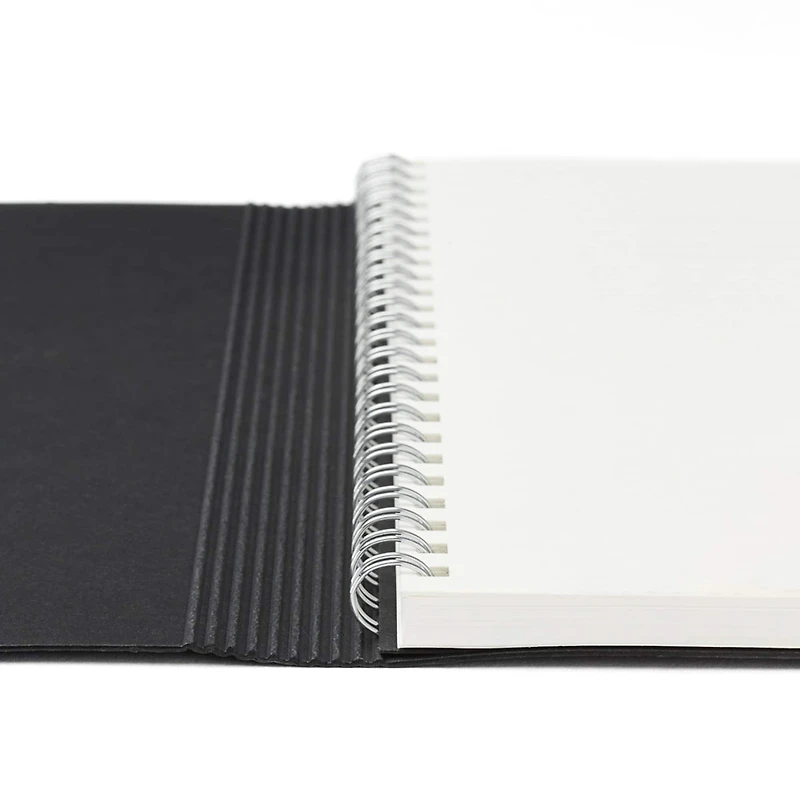 Fabriano® EcoQua Plus A5 Lined Hidden Spiral-Bound Notebook
