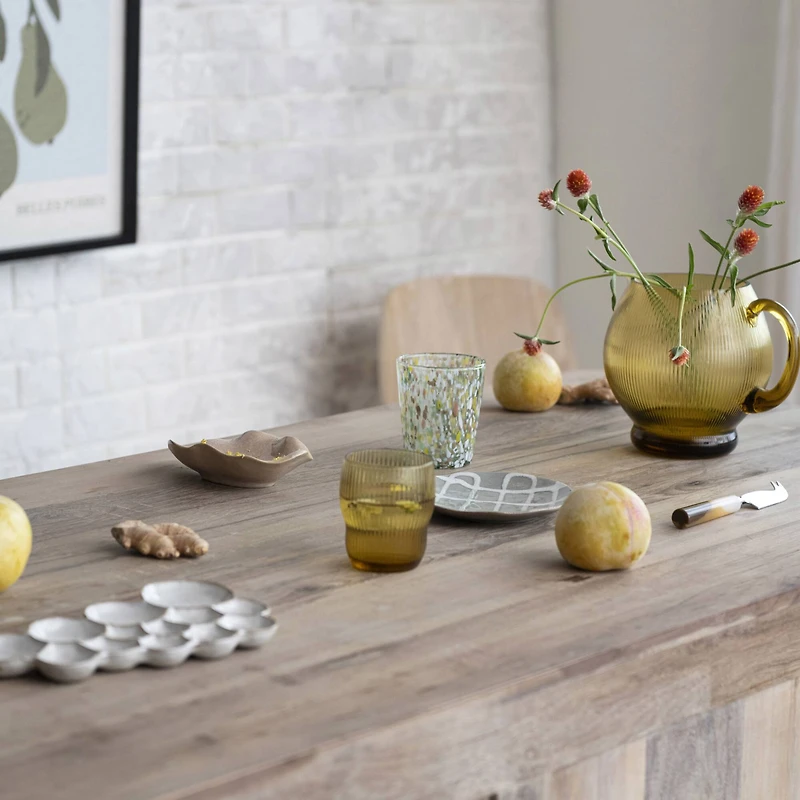 Hello Honey® White Speckled 13-Section Stoneware Dish