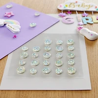 12 Packs: 30 ct. (360 total) Iridescent Rhinestone Stickers by Recollections™