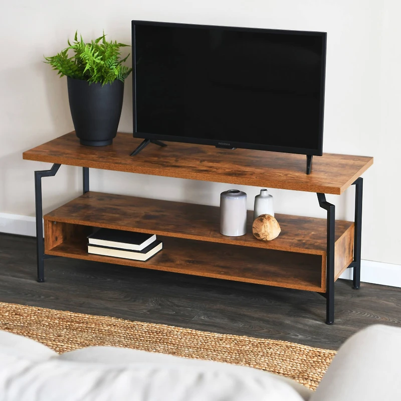 Household Essentials Crown 47" TV Stand with Storage Compartment