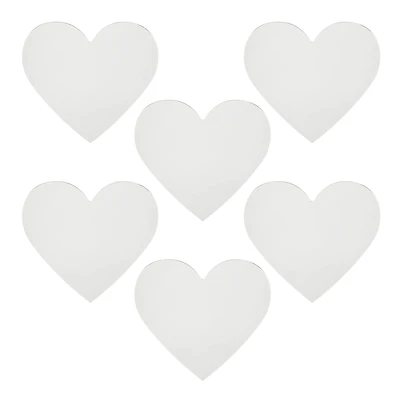 4" Acrylic Heart Blanks, 6ct. by Make Market®