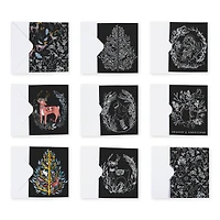 Brea Reese™ Holiday Woodland Scratch Art Card Kit