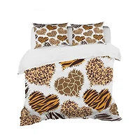 Designart 'Animal Print Style' Tropical Bedding Set