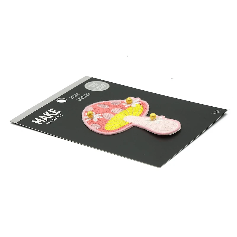 Iron-On & Adhesive Mushroom Embroidered Patch by Make Market®