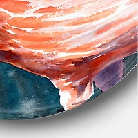 Designart - Pink Flamingos In Blue Water II