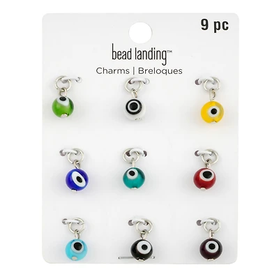 Glass Evil Eye Charms by Bead Landing™