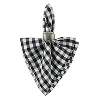 DII® Black & White Gingham Napkin, 4ct.