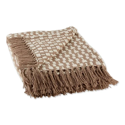 DII® Stone Urban Check Throw