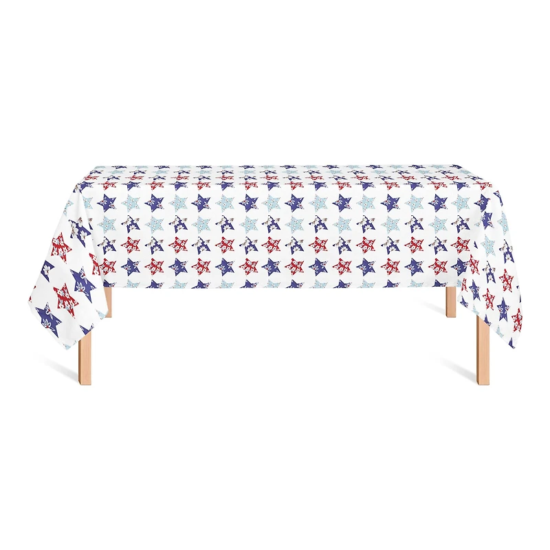 Floral Stars Pattern Tablecloth