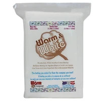 Warm & White® 45" x 60" Pre-Cut Twin Cotton Batting