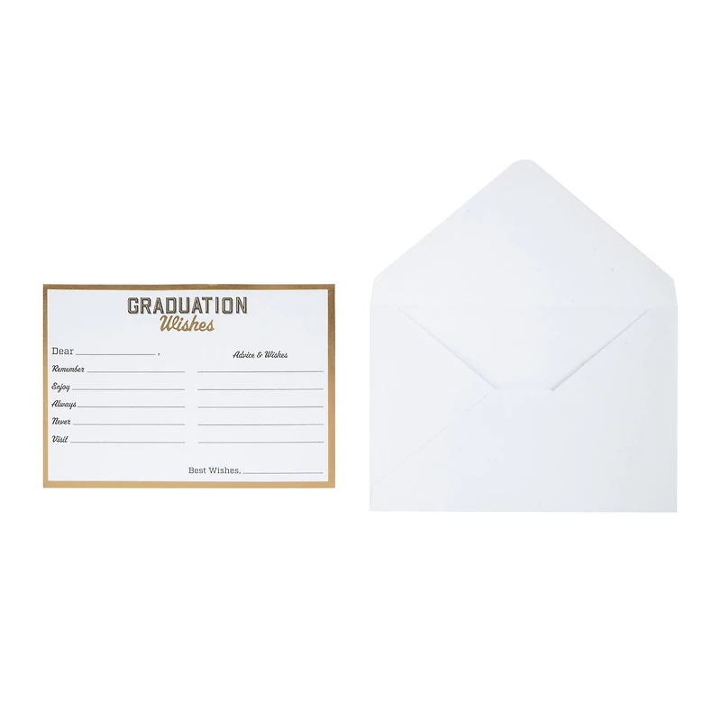 Graduation Wishes Flat Cards & Envelopes, 10ct. by Recollections™