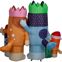 6ft. Airblown® Inflatable Christmas Bluey & Family Scene
