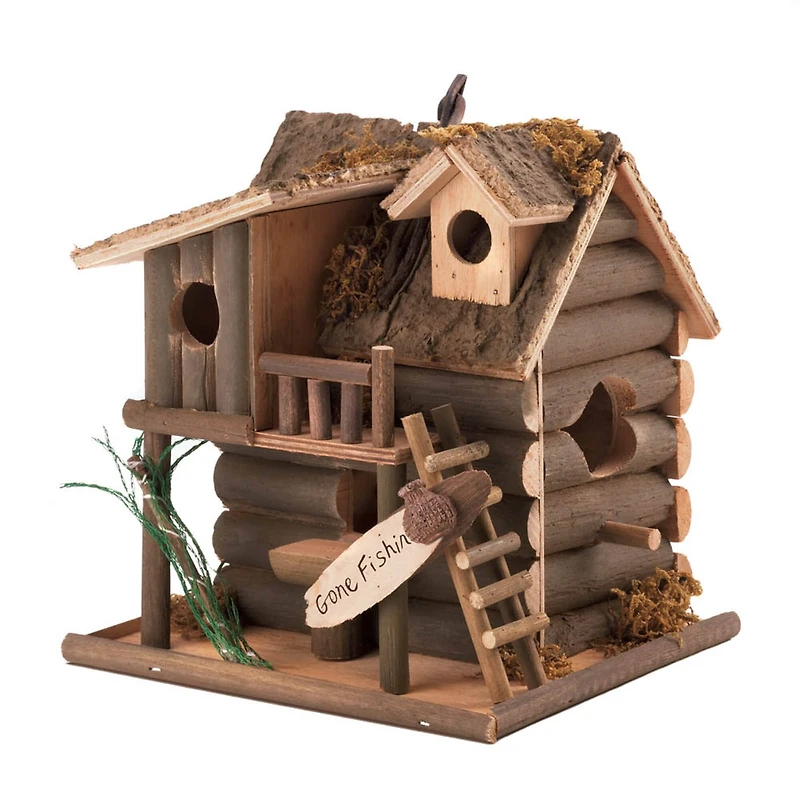 8.25" Gone Fishin’ Birdhouse
