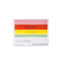 Rainbow Happy Birthday Cards & Envelopes by Recollections™, 4.25" x 5.5"