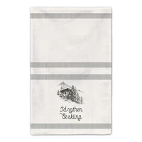 Rather Be Skiing Cabin Tea Towels - Set of 2