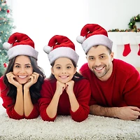 17" Traditional Red & White Santa Hat, Adult Large