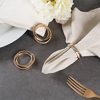 DII® Triple Intertwined Napkin Rings, 6ct.