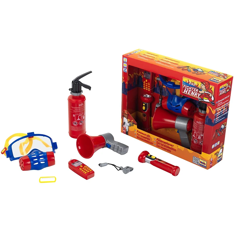 Theo Klein Fire Fighter Henry Fireman Toy Set