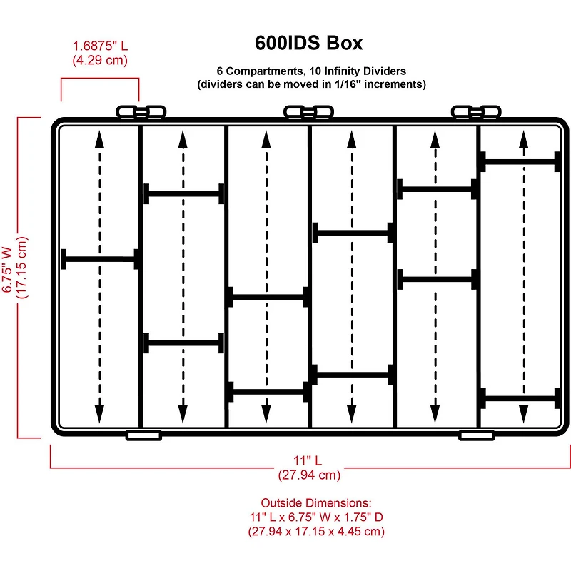 ArtBin® 11'' x 7'' Infinite Divider Box