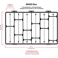 ArtBin® 11'' x 7'' Infinite Divider Box