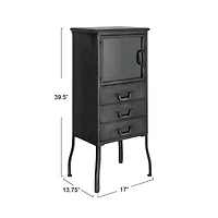 Hello Honey® 35.5" 3-Drawer Metal Cabinet
