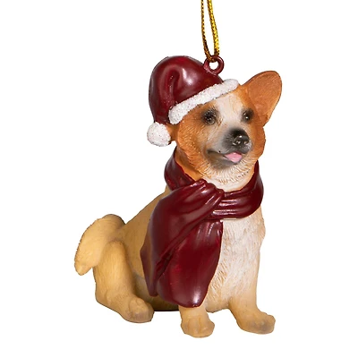 Design Toscano 3.5" Welsh Corgi Ornament Sculpture