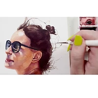 Silver Brush Limited Ultra Mini® White handles detail Brushes, Set of 4