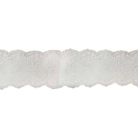 2.5" White Embroidered Floral Lace Trim by Celebrate It®
