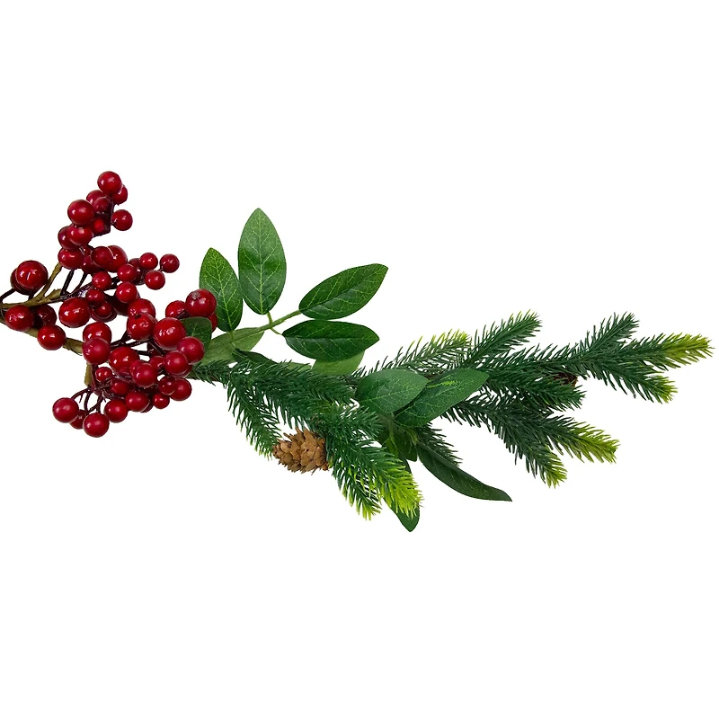 5ft. Pre-Decorated Berries & Pinecones Pine Springs Garland