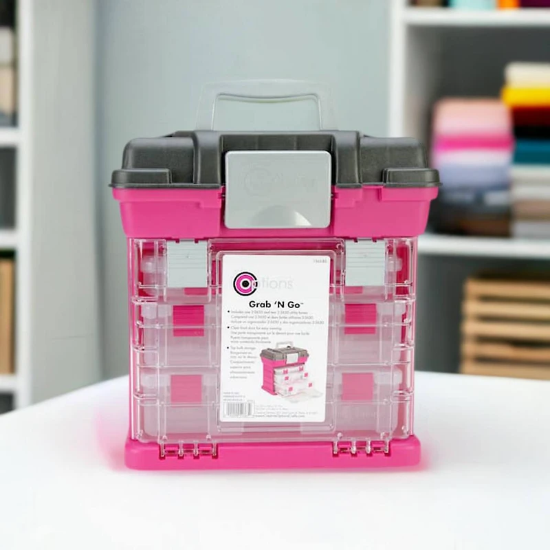 Creative Options® Grab 'N Go Magenta 3-By Rack System