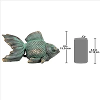 Design Toscano Butterfly Asian Koi Piped Spitter Statue