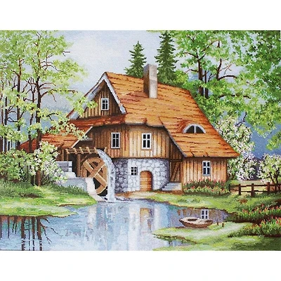 Luca-S Spring Landscape Counted Cross Stitch Kit