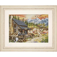 Luca-S Log Cabin Counted Cross Stitch Kit