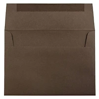 JAM Paper A7 Chocolate Brown Invitation Envelopes, 50ct.