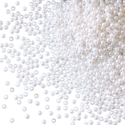 White Round Pearl Beads by Bead Landing