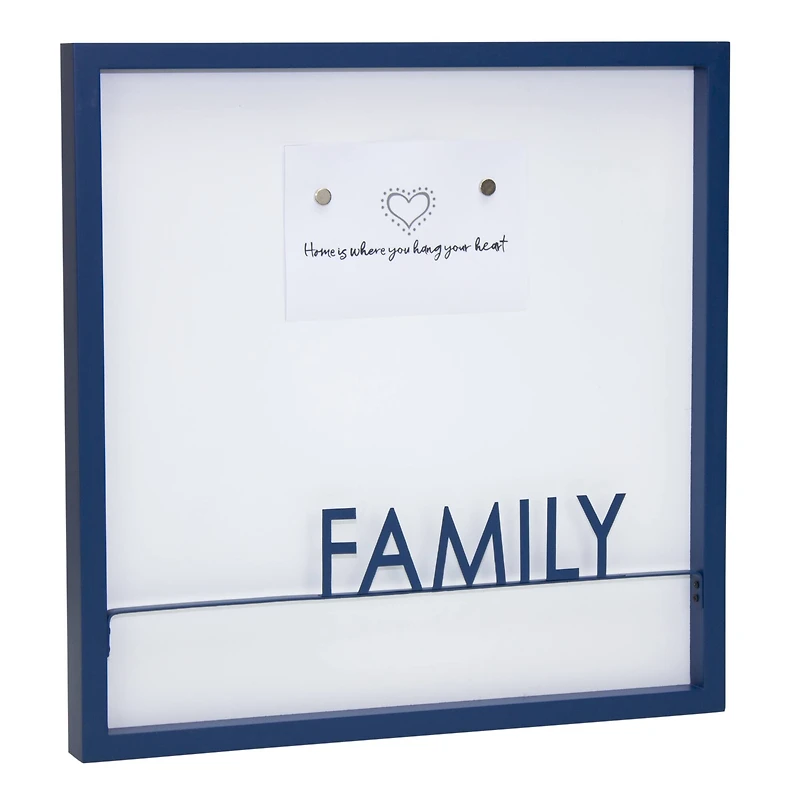 Blue Family Memo Board