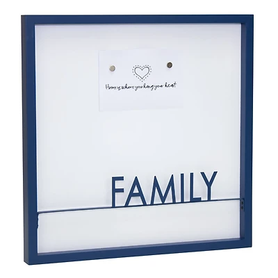 Blue Family Memo Board