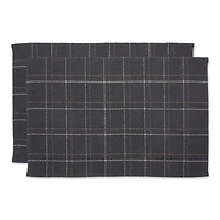 DII® Mineral Variegated Plaid Recycled Yarn Rug Set, 2ft. x 3ft.