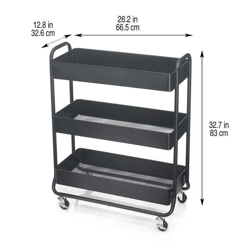Hudson Rolling Cart by Simply Tidy