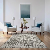 5ft. x 7ft. Gray & Ivory Area Rug by Ashland®